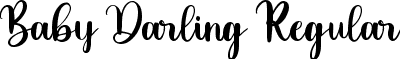 Baby Darling Regular font - BabyDarling-PKoGB.ttf