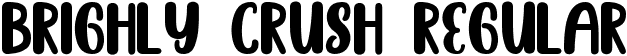 Brighly Crush Regular font - Brightly Crush.ttf