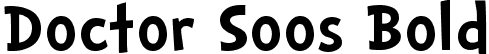 Doctor Soos Bold font - Doctor Soos Bold 2.1.ttf