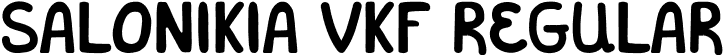 Salonikia VKF Regular font - SalonikiaVKF.otf