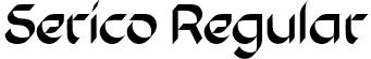 Serico Regular font - Serico-Regular.otf