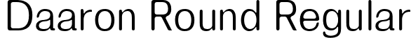 Daaron Round Regular font - Daaron-Round.ttf