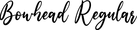 Bowhead Regular font - Bowhead.ttf