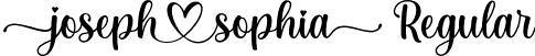 josephsophia Regular font - josephsophia.otf