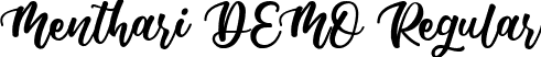 Menthari DEMO Regular font - Menthari.ttf