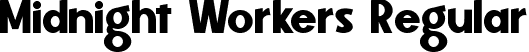 Midnight Workers Regular font - Midnight Workers.ttf