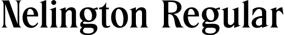 Nelington Regular font - Nelington.otf