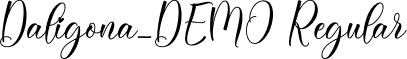 Daligona_DEMO Regular font - Daligona_DEMO.ttf