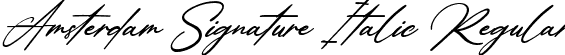 Amsterdam Signature Italic Regular font - AmsterdamSignatureItalic-7B15E.ttf