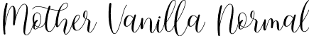 Mother Vanilla Normal font - MotherVanilla-YzAwv.ttf