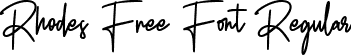 Rhodes Free Font Regular font - Rhodes Free.ttf