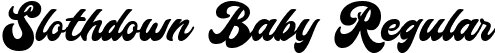 Slothdown Baby Regular font - Slothdown Baby Font by Dreamink (7NTypes).otf