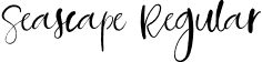 Seascape Regular font - Seascape.otf