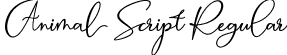Animal Script Regular font - Animal Script.ttf