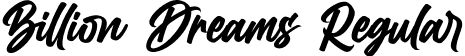 Billion Dreams Regular font - BillionDreams_PERSONAL.ttf