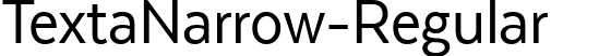 TextaNarrow-Regular  font - TextaNarrow-Regular.ttf