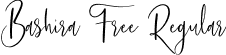 Bashira Free Regular font - Bashira Free.ttf