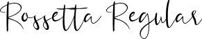 Rossetta Regular font - Rossetta.otf