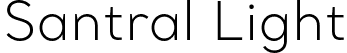 Santral Light font - Taner Ardali - Santral-Light.otf