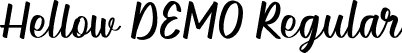 Hellow DEMO Regular font - Hellow DEMO.ttf