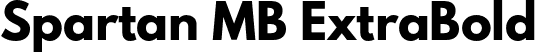 Spartan MB ExtraBold font - SpartanMB-Extra-Bold.otf