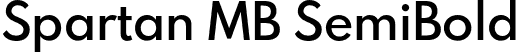 Spartan MB SemiBold font - SpartanMB-SemiBold.otf