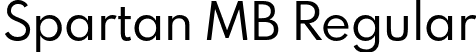 Spartan MB Regular font - SpartanMB-Regular.otf