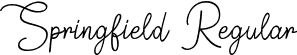 Springfield Regular font - Springfield.otf