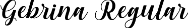 Gebrina Regular font - Gebrina Font by Keithzo (7NTypes).otf