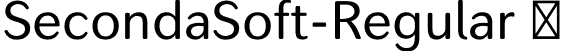 SecondaSoft-Regular  font - SecondaSoft-Regular.otf