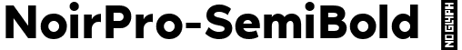 NoirPro-SemiBold  font - NoirPro-SemiBold.ttf