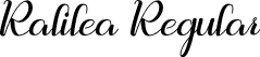 Ralilea Regular font - Ralilea.otf