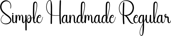 Simple Handmade Regular font - Simple-Handmade.otf