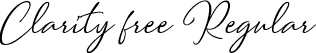 Clarity free Regular font - Clarity free.ttf