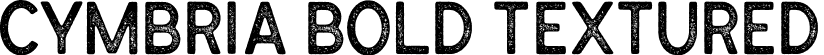 Cymbria Bold Textured font - Cymbria-BoldTextured.otf