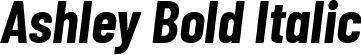 Ashley Bold Italic font - Ashley-BoldItalic.otf
