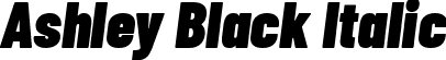 Ashley Black Italic font - Ashley-BlackItalic.otf