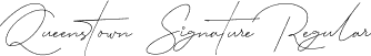 Queenstown Signature Regular font - Queenstown Signature.ttf