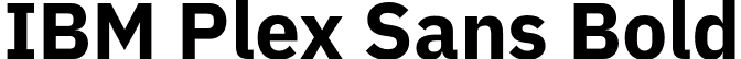 IBM Plex Sans Bold font - IBMPlexSans-Bold.otf