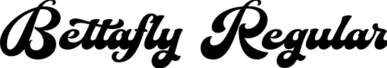 Bettafly Regular font - Bettafly.otf