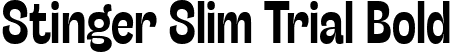 Stinger Slim Trial Bold font - StingerSlimTrial-Bold.ttf