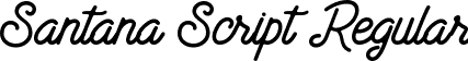 Santana Script Regular font - Santana Script.ttf