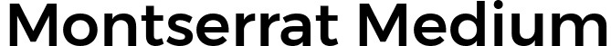 Montserrat Medium font - Montserrat-Medium.ttf