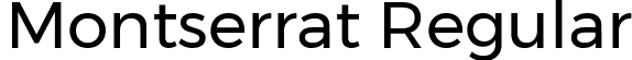 Montserrat Regular font - Montserrat-Regular.ttf