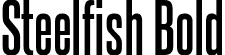 Steelfish Bold font - steelfish bd.ttf