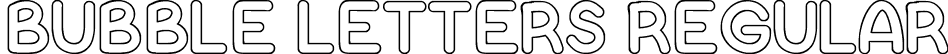 Bubble Letters Regular font - Bubble Letters.ttf