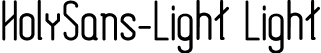 HolySans-Light Light font - HolySans-Light.ttf