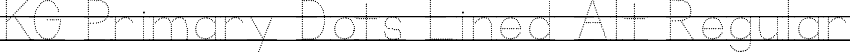 KG Primary Dots Lined Alt Regular font - KGPrimaryDotsLinedAlt.ttf