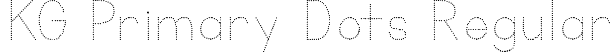 KG Primary Dots Regular font - KGPrimaryDots.ttf