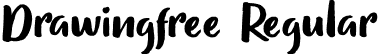 Drawingfree Regular font - Drawingfree.ttf